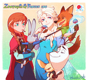 Zootopia&FROZENログ