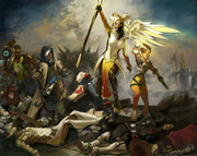 Mercy leading the people