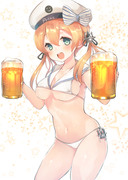 提督もビール飲みますか？