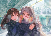 【C91新刊予定】冬の駅のコンポタ缶は美味しいね。君と一緒に。