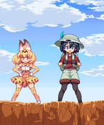 あなたは動くドット絵のフレンズなんだね