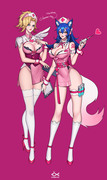 Mercy and Ahri (Nurse Ver.)