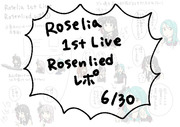 Roselia 1stLive(6/30)レポ