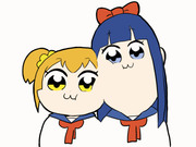 ポプ子とピピ美がもちもちするだけ