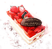 Strawberry cake