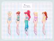 Princess bikini collection.