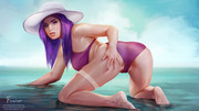 Pool Party Caitlyn