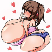 ちな乳と尻