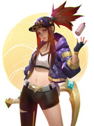 Akali K/DA Fanart