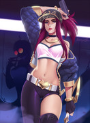 K/DA akali Fanart