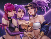 KDA girls take a break