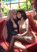 黑白百合