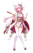 Honkai Sakura costume fan art