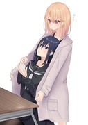 コート抱き百合