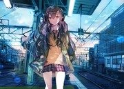 朝5時の立川駅（芳文社様『中央線沿線少女』新連載）