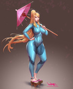 Long hair Samus