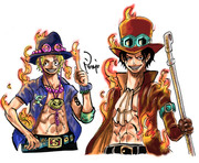 ACE&SABO　costume shuffle