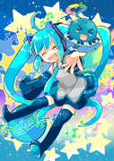 初音ミクぐらふぃコレクション なぞの音楽すい星