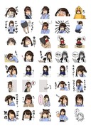 【LINEスタンプ】 「がんばれ同期ちゃん」発売しました