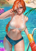 pool party Miss fortune