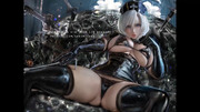 2B乳胶护士装动画 2B .nsfw animations.