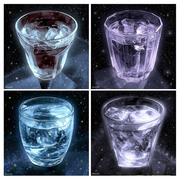水と氷とグラス