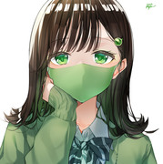 マスクJK。×  緑🟩