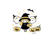 ハロウィンらくがき