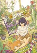 🐕わんわんと温室 / Small Greenhouse