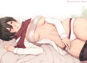 Mikasa lying next to you