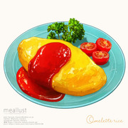 Omelette rice