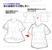 個人メモ：Tシャツの構造