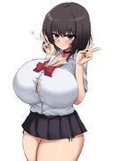 でか乳JK