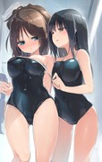 【新刊】プール上がりのシャワー室でこっそり百合しちゃう本