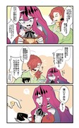 トリスタンちゃんと長可くん（金継ぎ）