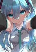 ぎゅっとしてくる初音ミクさん