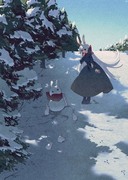 【仕事絵】雪うさぎ