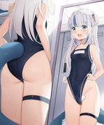 Gura swimsuit