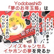 Yodobashiの「夢のお年玉箱」はノイズキャンセルイヤホンの