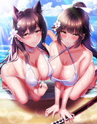 アズールレーン　水着高雄＆愛宕