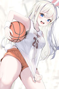 basket ball bunny
