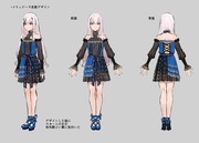 AnimeJapan2022グッズイラスト衣装デザイン設定画