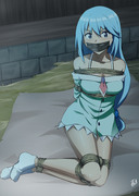 Aqua Tied up