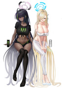 karin & asuna monster energy