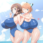 水着おっぱい