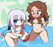 Kanna and Saikawa Bikini