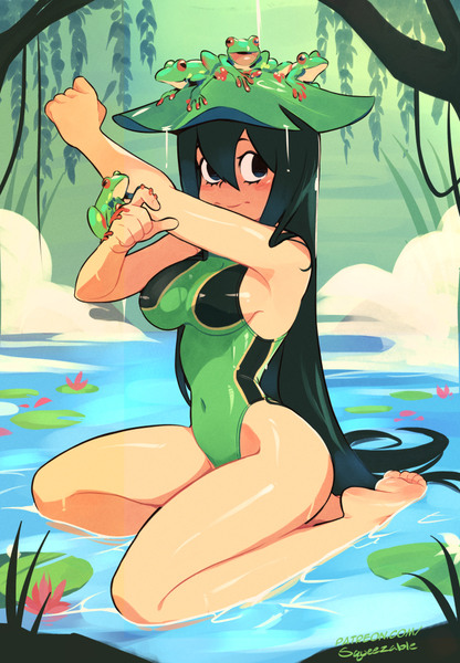 Tsuyu Bathing