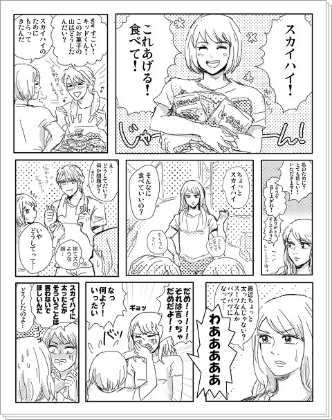 スカイハイさんの小悪魔ボディ漫画