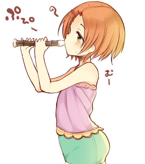 薫ちゃん笛吹き練習
