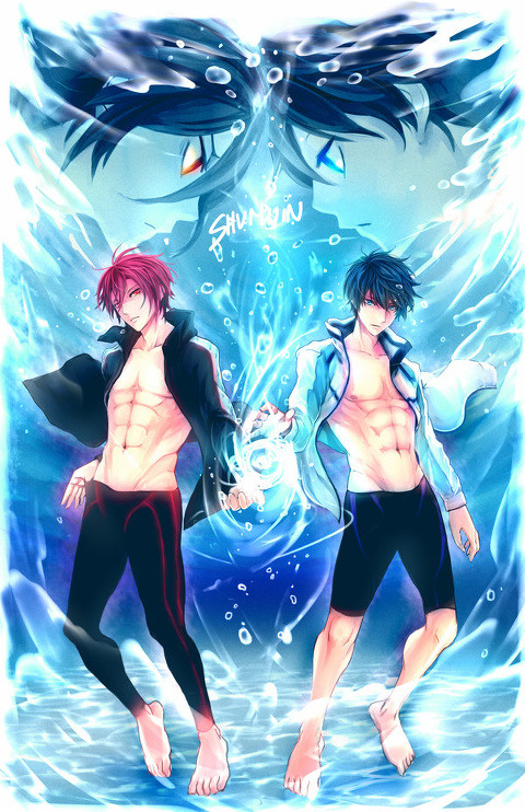 Free! Rin and Haruka